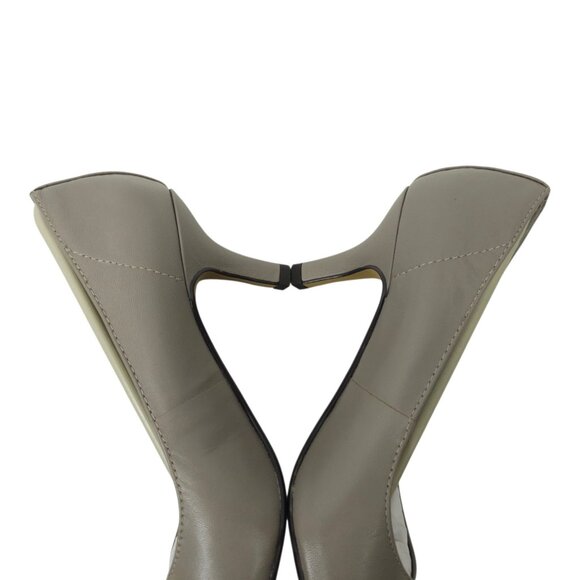 Bella Vita WOW Taupe Pump Womens Size 5 M Kitten Heel Leather Kidskin NEW - Picture 15 of 15
